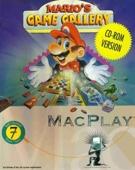 Mario’s Game Gallery MAC CD classic Nintendo checkers go fish Yahtzee games 1998