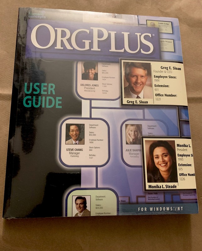 ORG PLUS User Guide For Windows 95/98/nt 4.0. NEW