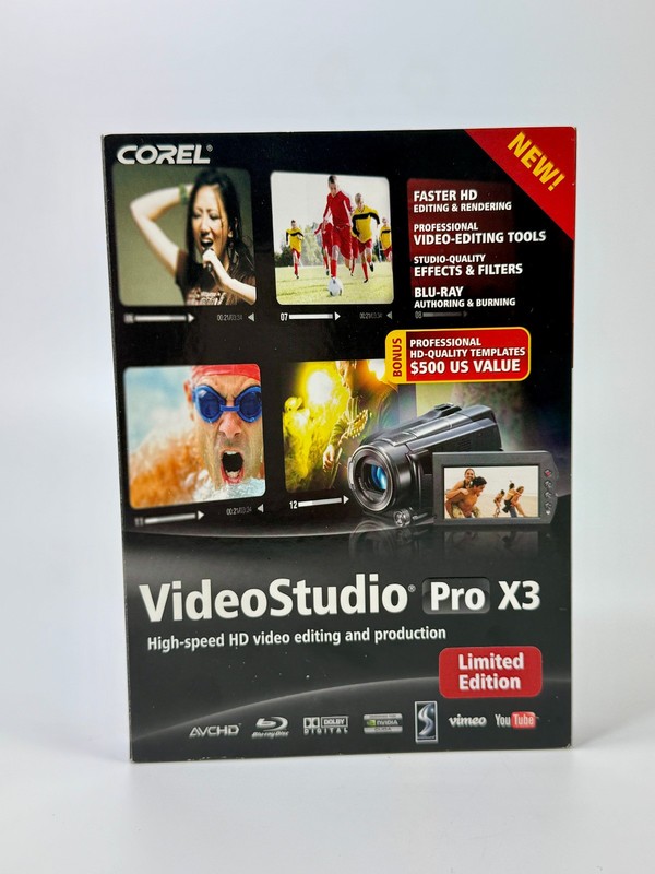 Corel VideoStudio Pro X3 High-speed HD editing | with VERIFICATION PRODUCT KEY