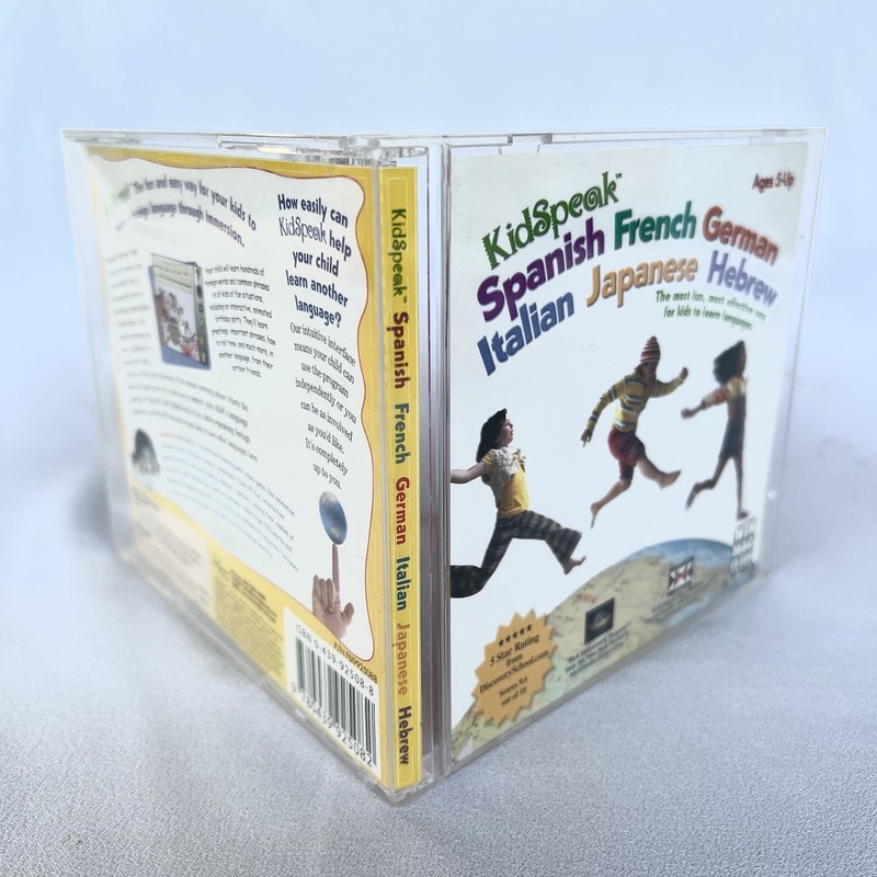 KidSpeak Spanish French German Italian Japanese Hebrew CD Rom Language Learning gallery