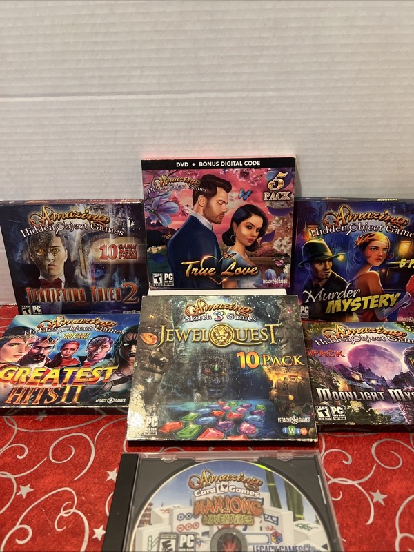 Amazing Hidden Objects PC Lot (6) Game Pack Mystery Terrifying Tales,True Love,