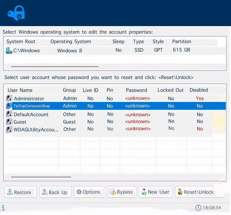 Windows Instant Password Reset Disc for Win 11, 10, 8.5, 8, 7, XP, Vista, Server gallery