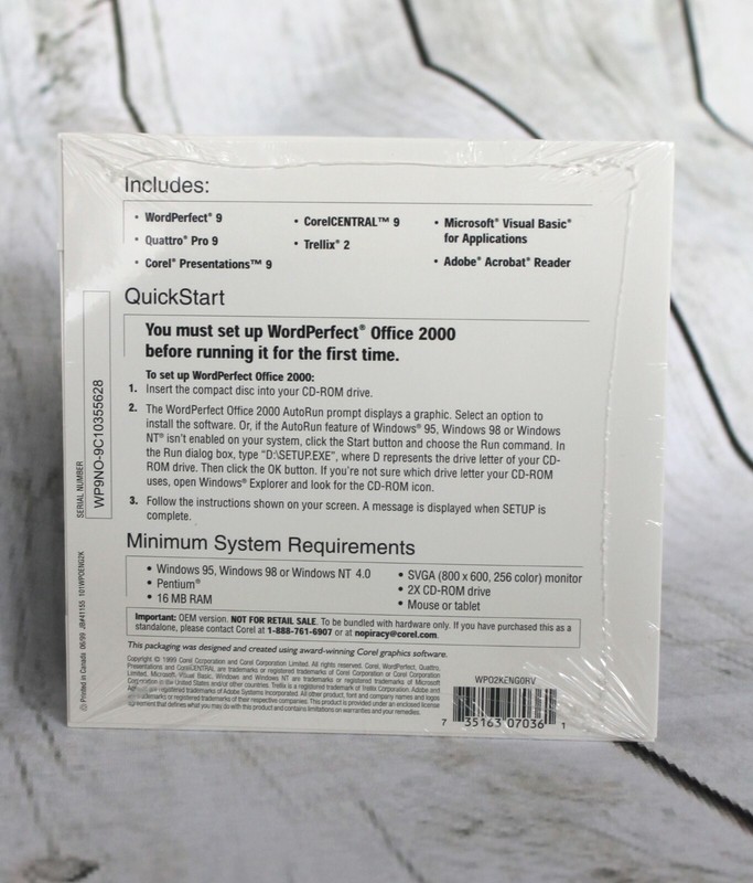 NEW Corel WordPerfect Office 2000 gallery