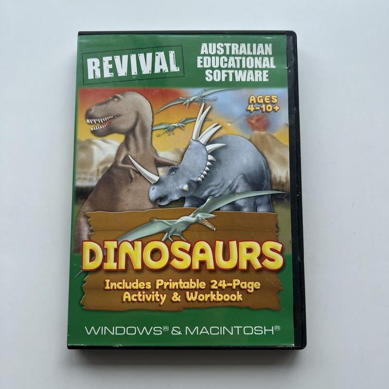 Dinosaurs: Revival – Educational PC CD-ROM (Children’s Learning Software)