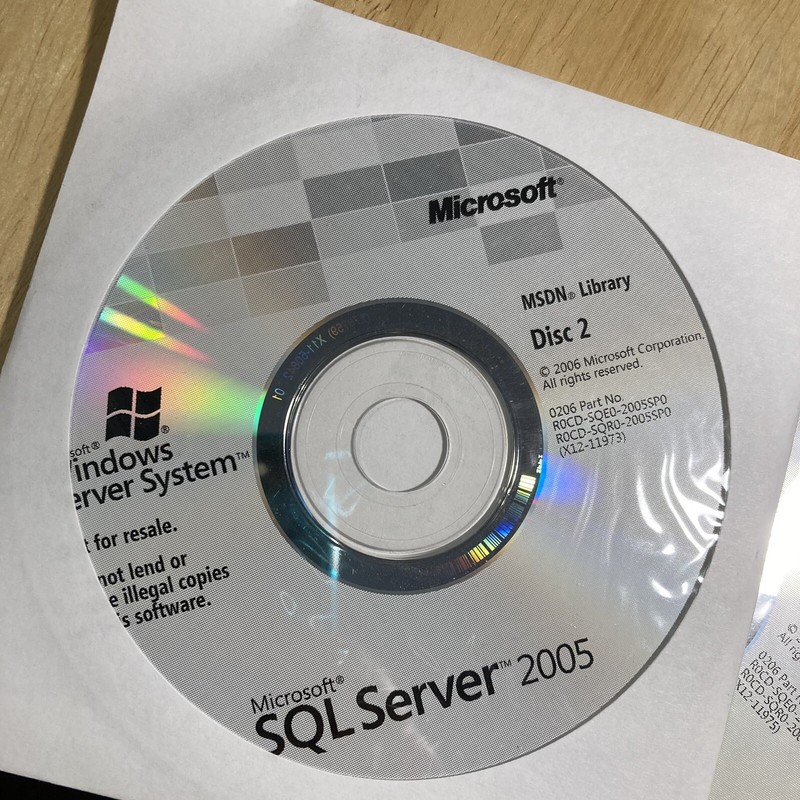 New Open Box Microsoft SQL Sever 2005 MSDN Library 3 Disc Set gallery
