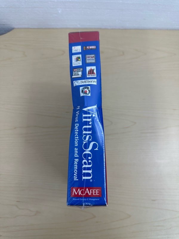 Sealed 1997 Vintage McAfee VirusScan for Win 95 NT 3.1 DOS CD + 3.5" Disk V 3.5 gallery