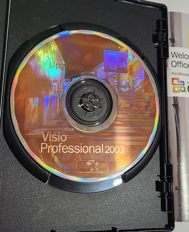 Microsoft Office: Visio Professional 2003 With Product Key & Manual ~ Excellent gallery