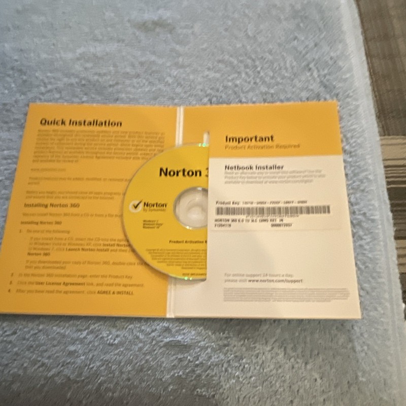 Norton 360 v6 Antivirus & Internet Security CD, 3 Devices, Windows 7/XP/Vista gallery