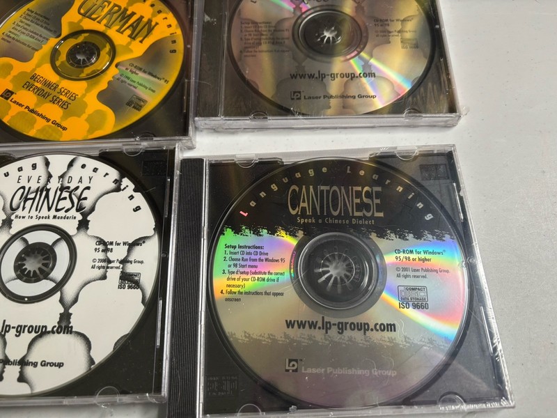 LOT Language Learning CDs Windows 95 98 Russian German Italian Italian Cantonese gallery