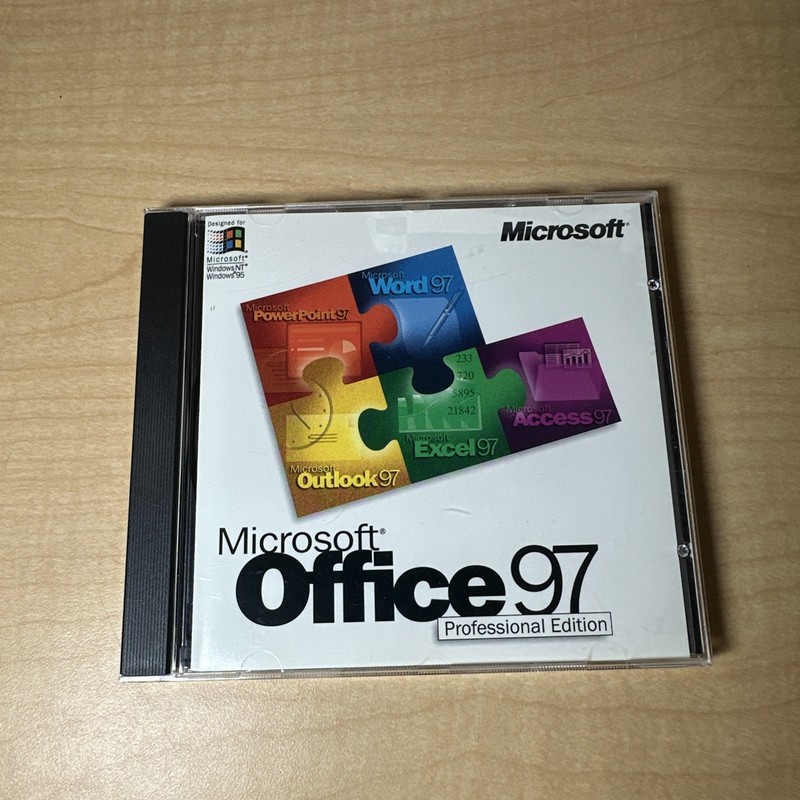 Microsoft Office 97 Professional Edition Upgrade Big Box product key And Extras gallery