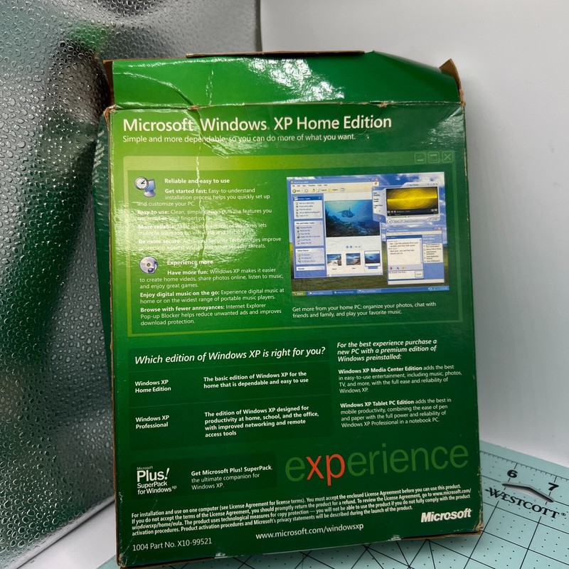 Microsoft Windows XP Home Edition Upgrade Version No Disc gallery