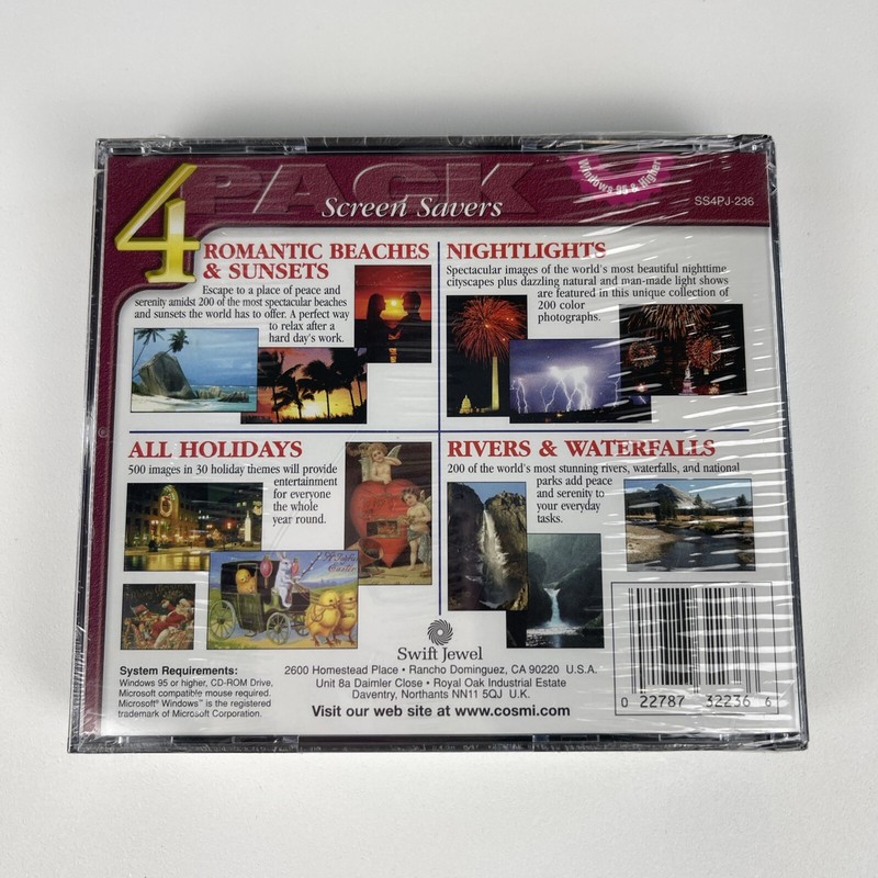 Beaches Holidays Nightlight CD-Rom Computer Screen Saver Color Images 4 CDS gallery