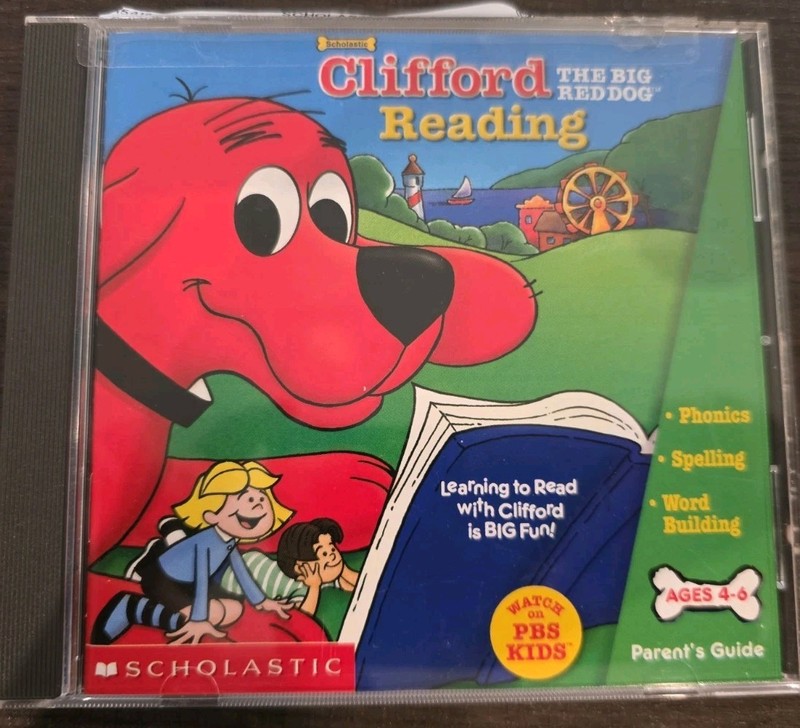 Video Game PC Clifford Learn To Read Game Ages 4-6 Scholastic NEW SEALED GIFT!