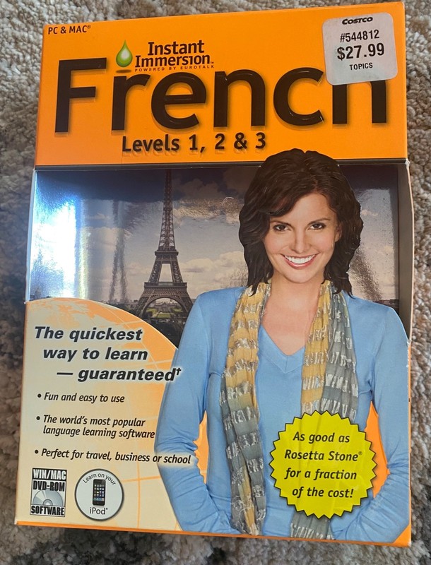 Instan Immersion French Levels 1, 2 & 3 for PC, Mac