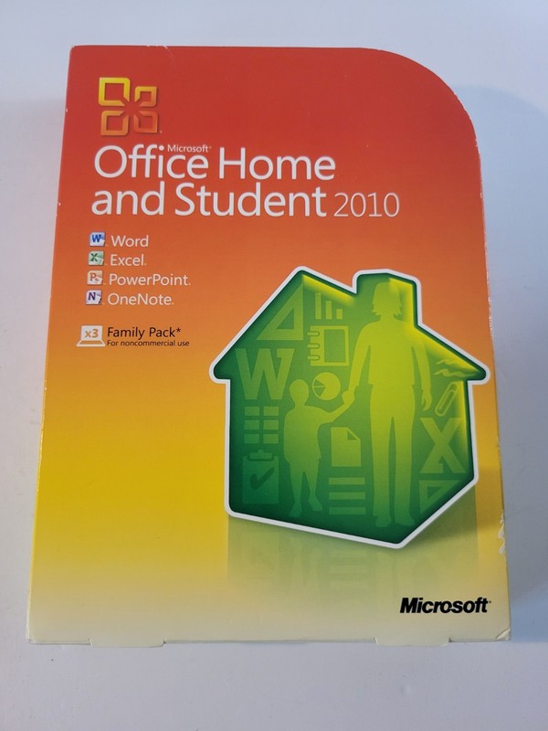 Microsoft Office Home and Student 2010 Family Pack 3 Home PCs