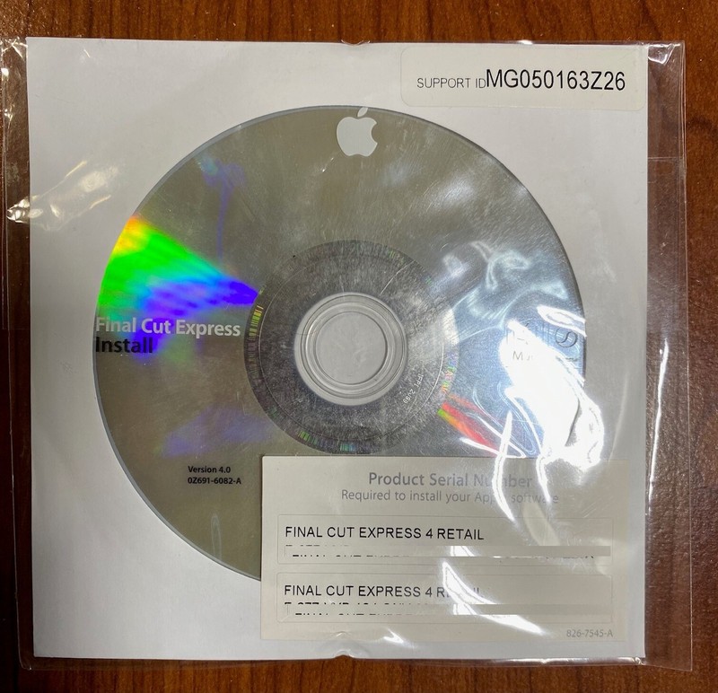 Apple Final Cut Express 4 Retail- New