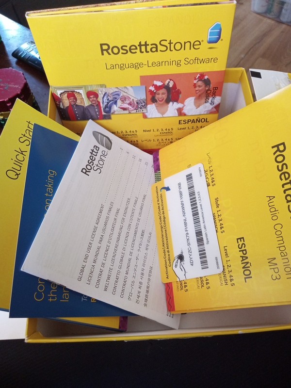 Rosetta Stone Spanish Latin America Level 1-5 Set Espanol USA Windows Mac Rom