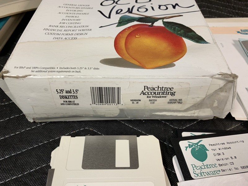 Peachtree Complete Accounting For Windows 3.1 Windows 95 5.25” 3.5”ver 5 gallery