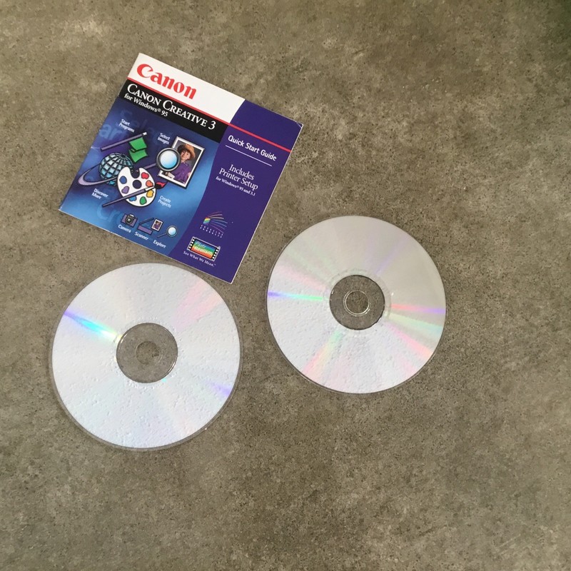 Canon Creative 3 & Printer Setup Windows 95 & 3.1 gallery