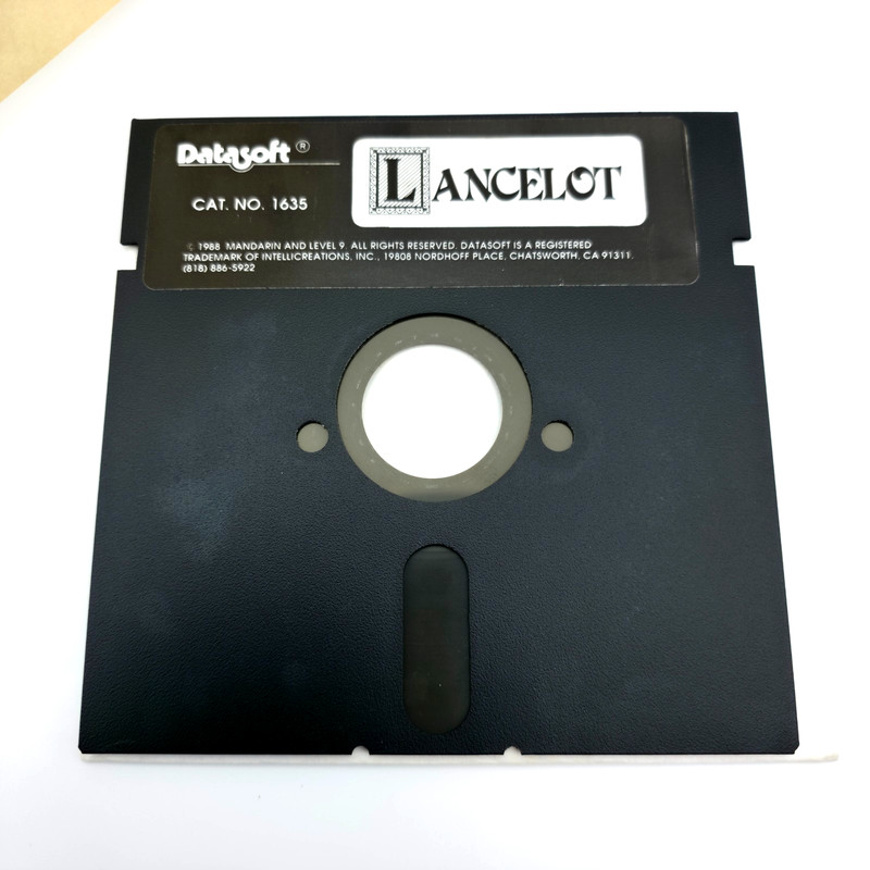 CIB! Rare! Lancelot (Commodore 64/128, 5.25" Disk, 1988 Datasoft) – Tested! gallery