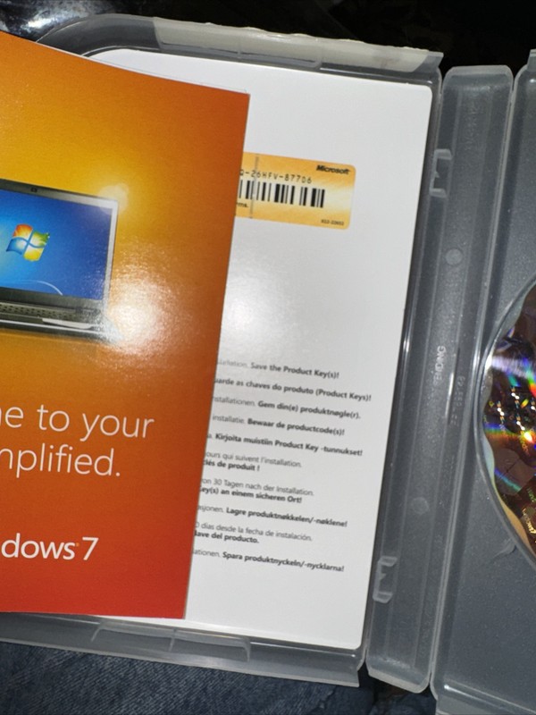 Microsoft Windows 7 Home Premium Upgrade Family Pack For 3 PCs 32 & 64 Bit DVDs gallery