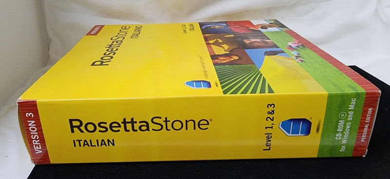 Rosetta Stone Italian V3 Levels 1 2 3 CD-ROM + Audio Companion Complete gallery