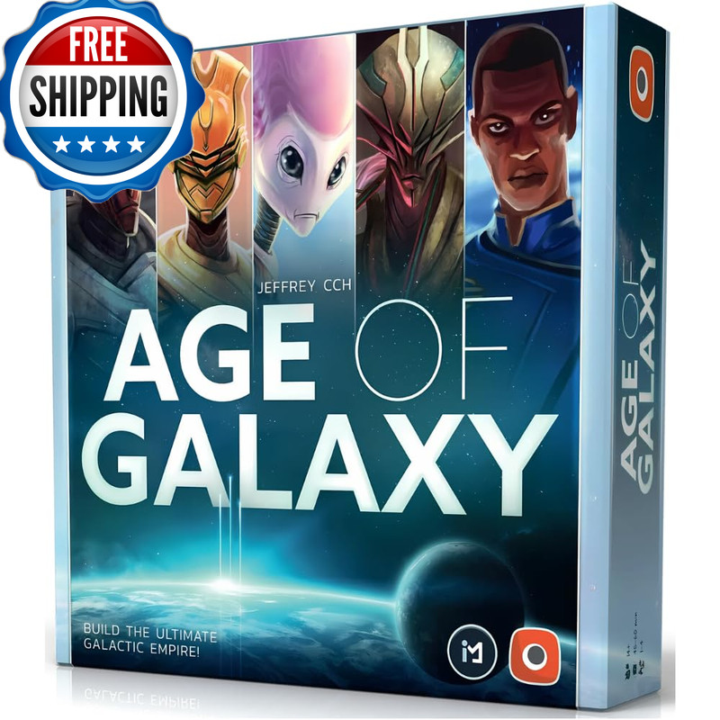 Age Of Galaxy Second Edition 4X Sci-Fi Strategy Card Game By Portal Games