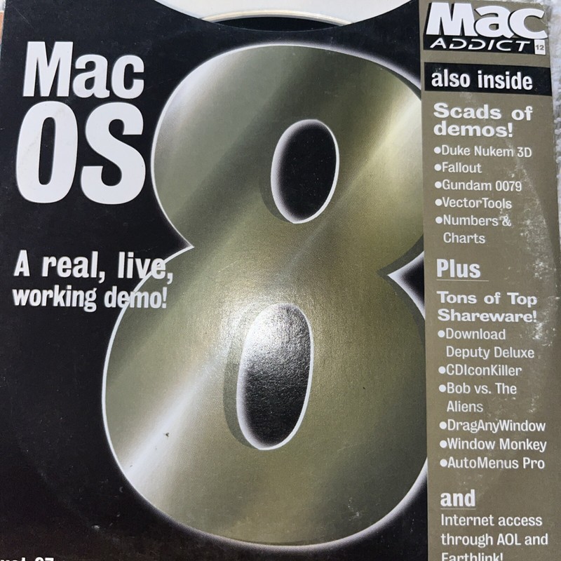 Mac Addict Mac OS Real Live Demo August 1997 CDROM