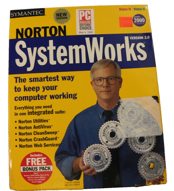 Symantec Norton SystemWorks 2000 Mod#07-00-02578 Software In Box