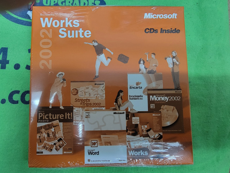 Microsoft Works Suite 2002 New & Sealed with product key