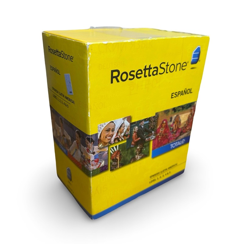 Rosetta Stone Spanish Levels 1-5 Latin America Language Software Open Box gallery