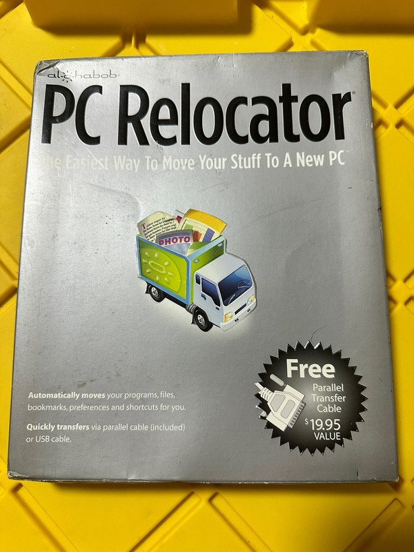 PC RELOCATOR with Cable ALOHABOB – Win 95/98/ME/NT2000/XP Version
