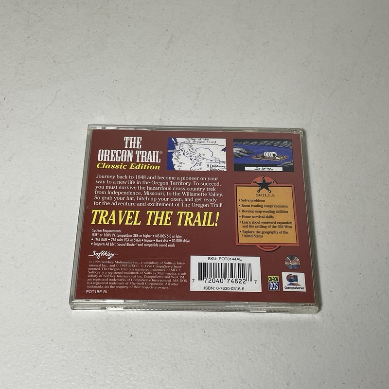 The Oregon Trail Classic Edition CD-ROM MS DOS PC 1996 Softkey Action Adventure! gallery