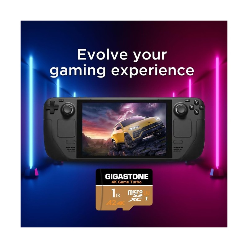 [5-Yrs Free Data Recovery] GIGASTONE 1TB Micro SD Card, 4K Game Turbo, R/W up... gallery