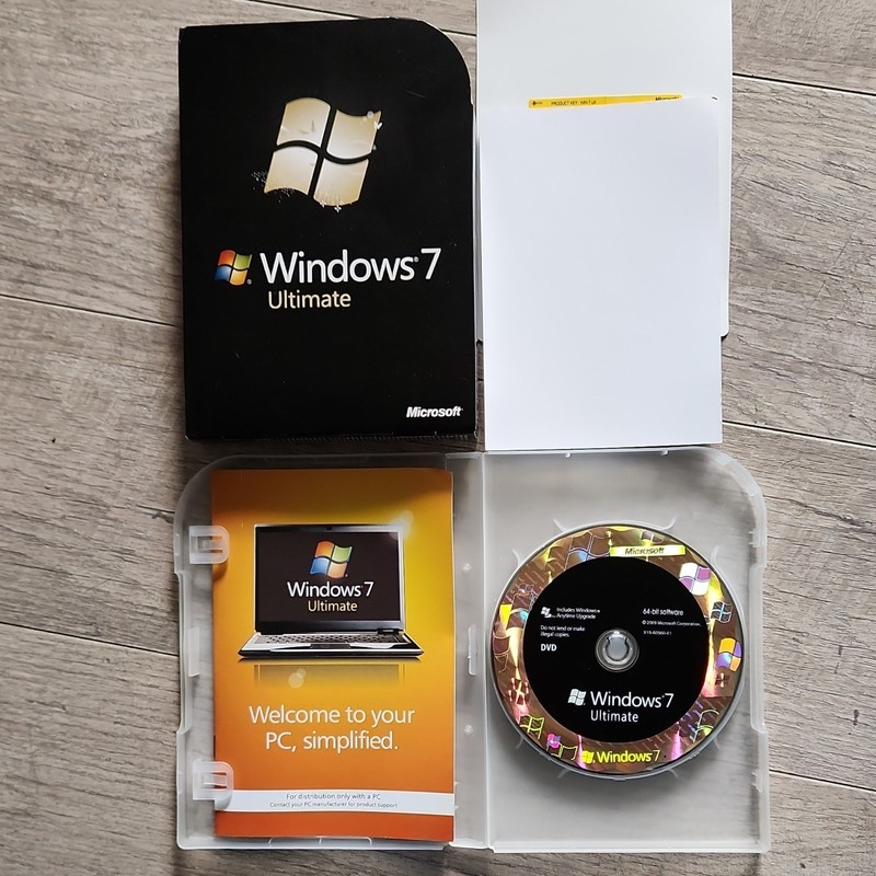Microsoft Windows 7 Ultimate Standard Operating System DVD English Software