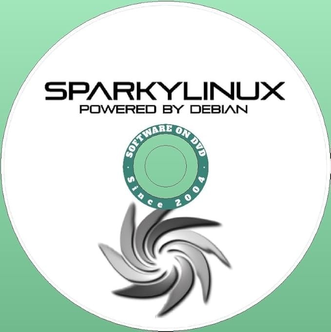 Latest New Release Sparky Linux XFCE OS Operating System for PC on DVD