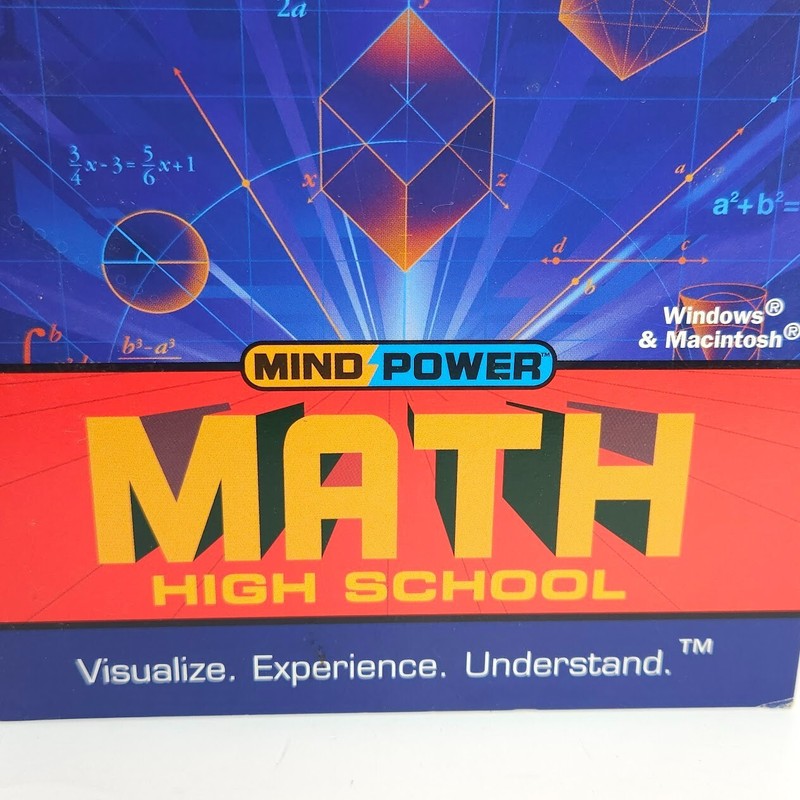 Algebra 1 & 2 Math Windows Mind Power High School Program Disc Visualize gallery