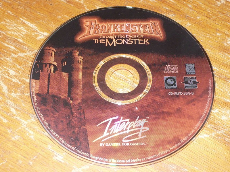 Frankenstein Through The Eyes Of The Monster PC CD-ROM Interplay 1997 Win 95/3.1