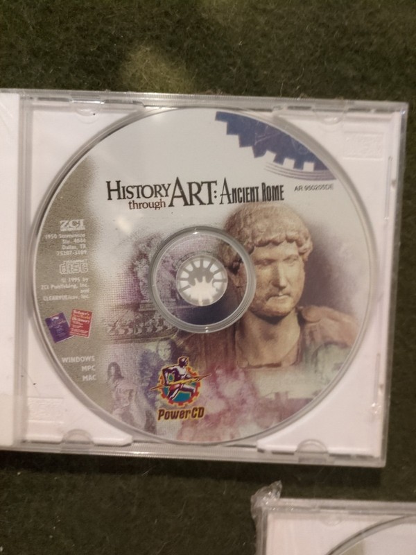 Lots of 3 CD-ROM BRAND NEW History Through Art Ancient Greece Rome & Middle Ages gallery