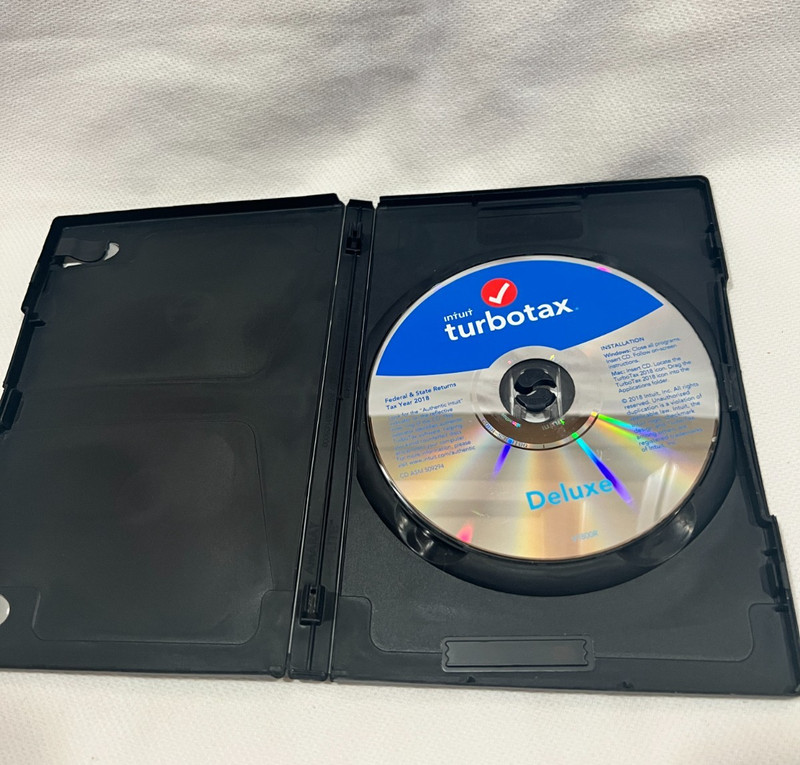 Intuit TurboTax Deluxe 2018 Federal Returns Federal E-File State Returns Irs Tax gallery