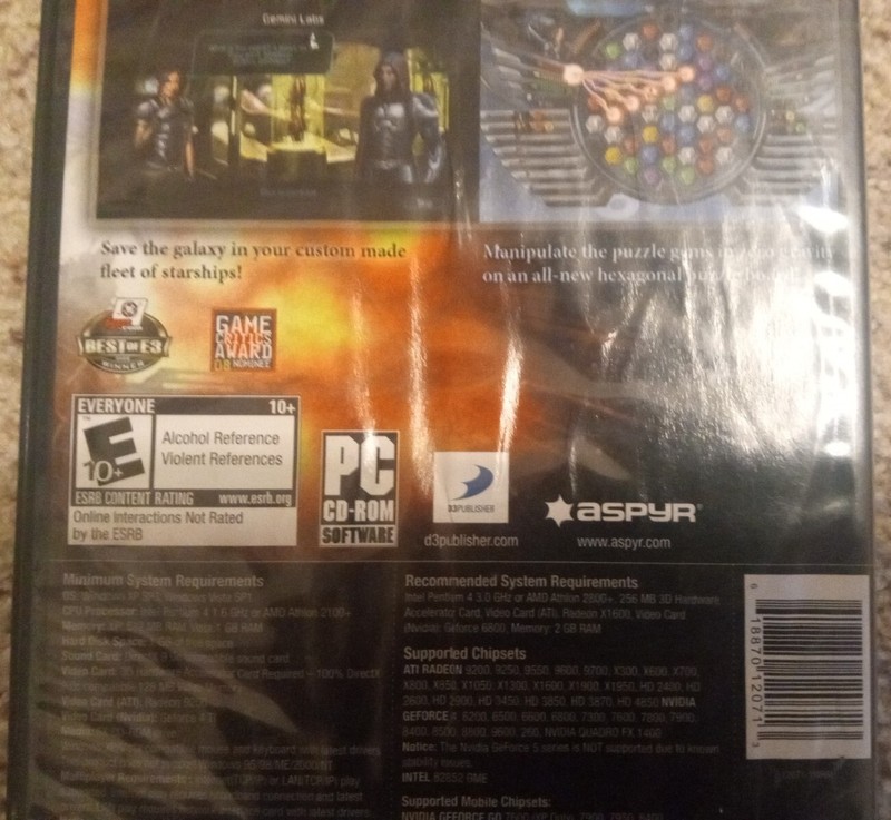 Puzzle Quest Galactrix - PC Game Tested and Working, Complete in Box gallery