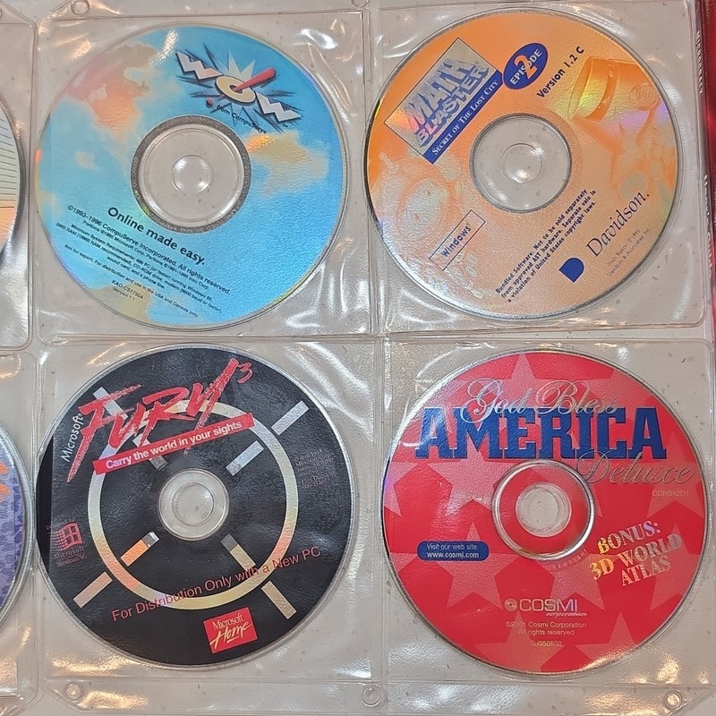 Vintage 90s PC CD-ROM Software Lot Windows 95 Print Artist CreataCard... gallery