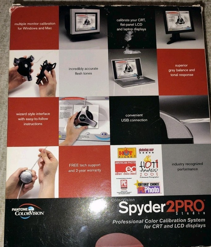 ColorVision SPYDER2PRO Studio Colour Calibration For Crt / Lcd Displays Complete gallery