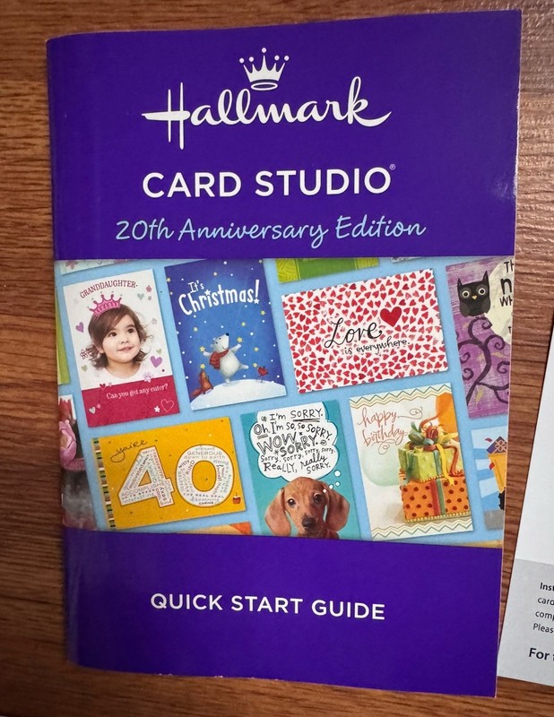 2018 Hallmark Card Studio Deluxe 20th Anniversary Calendar Original 1st Edition gallery