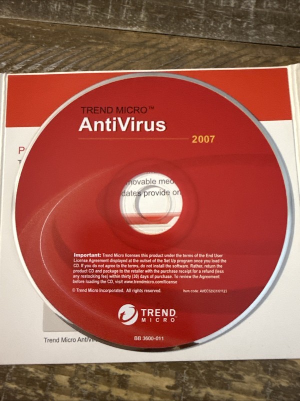 Trend Micro AntiVirus 2007 Software PC Cd Rom gallery