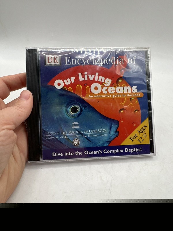 Encyclopedia of Our Living Oceans CD-ROM Software SEALED DK Dorling Kindersley