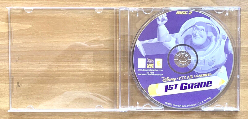 CD-ROM ~ Disney Pixar ~ 1st Grade ~ E ~ Disc 2 ~ USA ~ 2002 ~ !L🟣🟣K! gallery