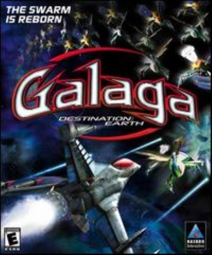 Galaga: Destination Earth PC CD classic side scrolling shooter game remake!