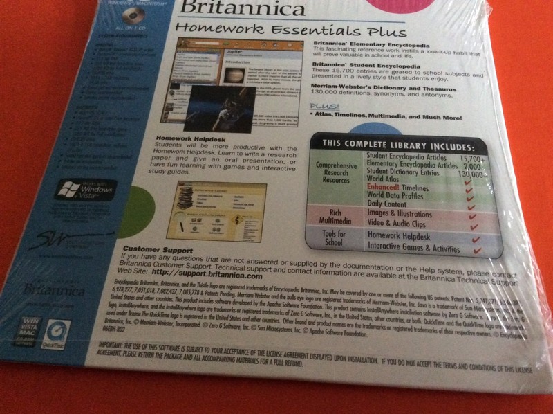 NIP encyclopedia Britannica homework IQ memory CD grade 1-9 Merriam Webster VTG gallery