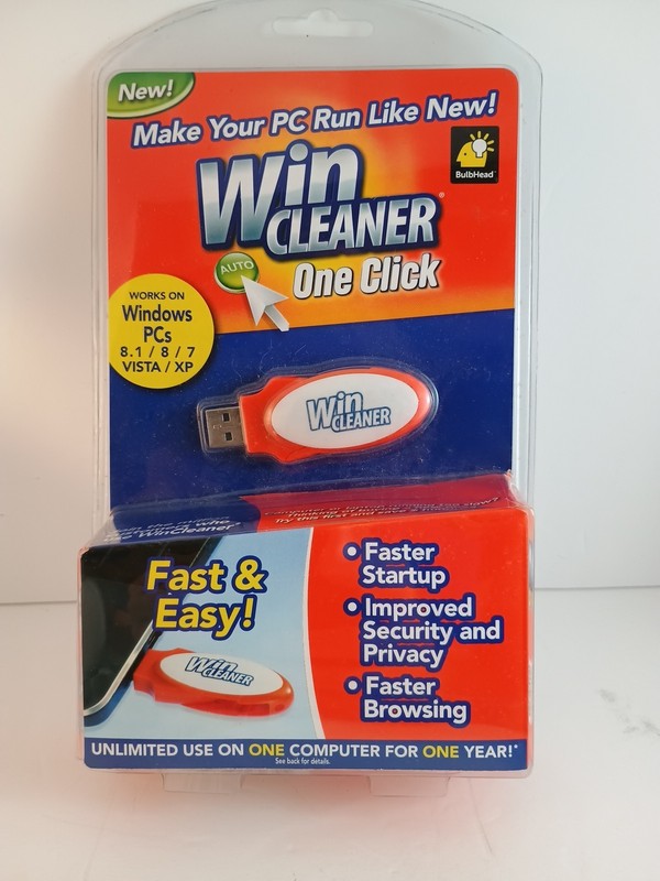 Win Cleaner One Click Professional USB Computer Clean Repair for PC Laptop SEALD